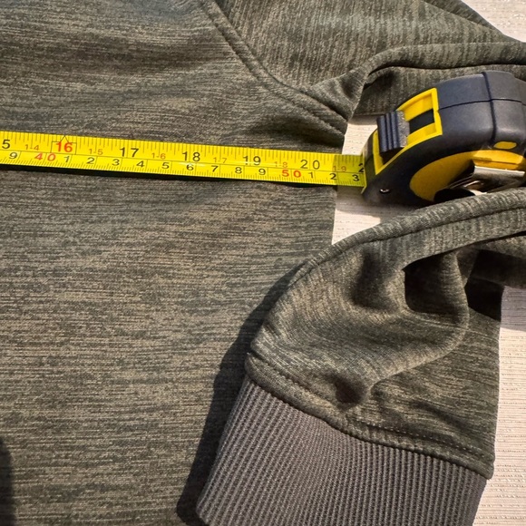 Under Armour Olive Quarter-Zip Pullover - Picture 7 of 7